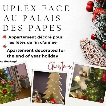 ヴィルヌーヴ・レ・ザヴィニョンDuplex Face Au Palais Des Papesアパートメント エクステリア 写真